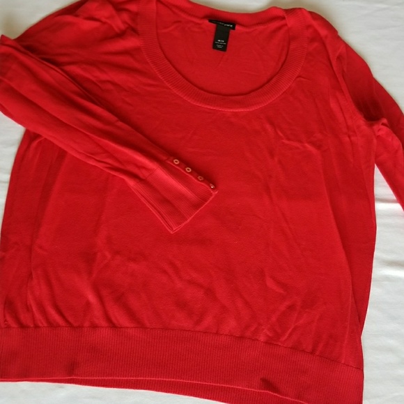 Lane Bryant Sweaters - Lane Bryant Red Long Sleeve Sweater 18/20 Plus Siz